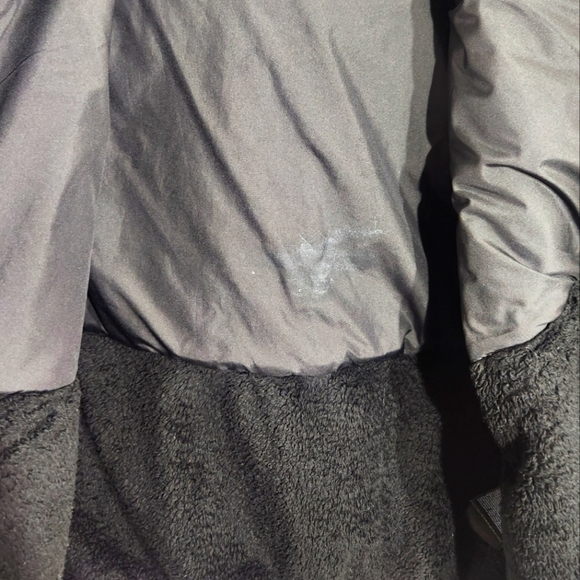 The North Face Black Sherpa Mashup Hoodie Full Zip Jacket Girls Large 14/16 - Picture 14 of 16